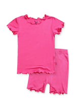 Load image into Gallery viewer, Girls Pajama Set - Hot Pink
