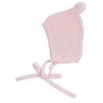Load image into Gallery viewer, Rib Knit Bonnet w/ PomPom
