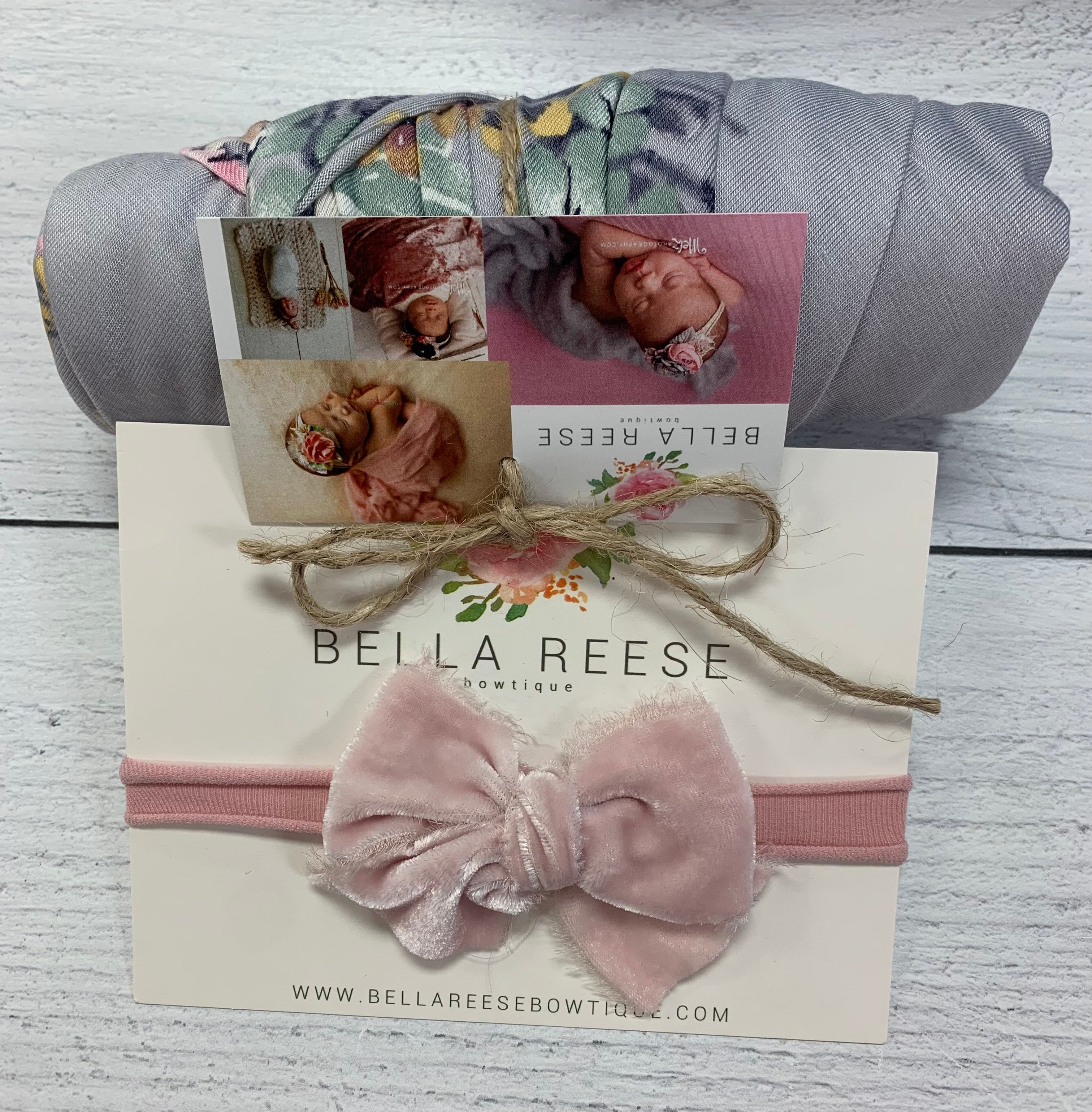 Swaddle & Headband Set