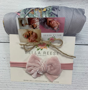 Swaddle & Headband Set